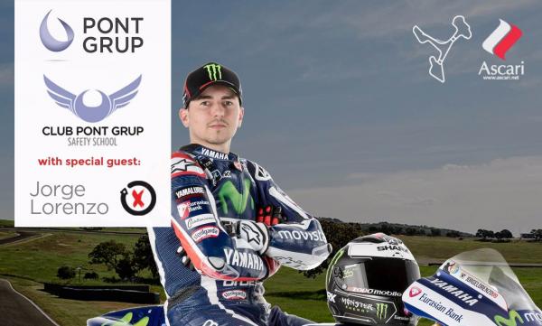 Jorge Lorenzo Monitor de lujo en el Club Pont Grup Safety School